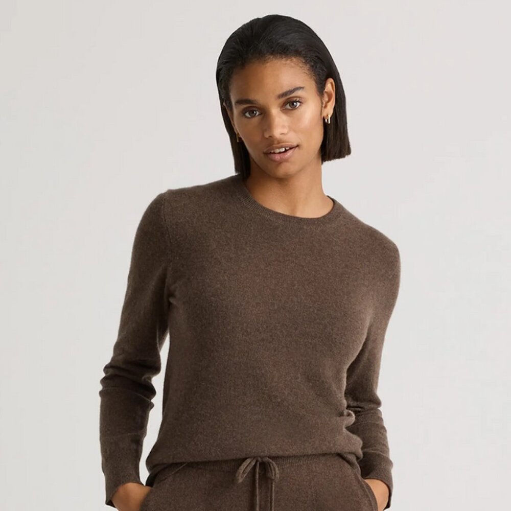 Mongolian Cashmere Crewneck Sweater
